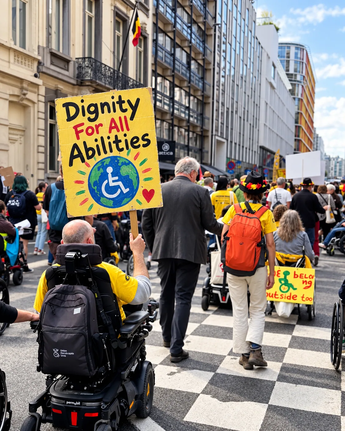 «Dignity for all abilities»: un messaggio lungo il percorso.