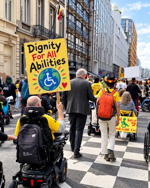 «Dignity for all abilities»: un messaggio lungo il percorso.
